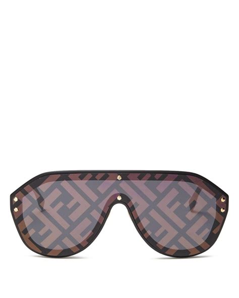 fendi shield sunglasses black|Fendi unisex sunglasses.